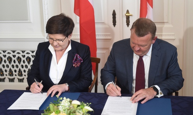 Premier Szydło podpisała memorandum ws. gazociągu Baltic Pipe