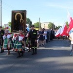 Powitanie ikony MB Częstochowskiej w parafii Chrystusa Dobrego Pasterza w Łowiczu