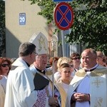 Powitanie ikony MB Częstochowskiej w parafii Chrystusa Dobrego Pasterza w Łowiczu