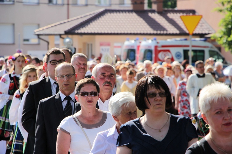 Powitanie ikony MB Częstochowskiej w parafii Chrystusa Dobrego Pasterza w Łowiczu