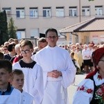 Powitanie ikony MB Częstochowskiej w parafii Chrystusa Dobrego Pasterza w Łowiczu