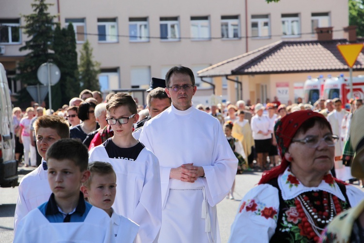 Powitanie ikony MB Częstochowskiej w parafii Chrystusa Dobrego Pasterza w Łowiczu