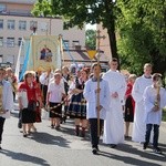 Powitanie ikony MB Częstochowskiej w parafii Chrystusa Dobrego Pasterza w Łowiczu