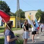 Powitanie ikony MB Częstochowskiej w parafii Chrystusa Dobrego Pasterza w Łowiczu