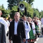 Powitanie ikony MB Częstochowskiej w parafii Chrystusa Dobrego Pasterza w Łowiczu