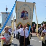 Powitanie ikony MB Częstochowskiej w parafii Chrystusa Dobrego Pasterza w Łowiczu