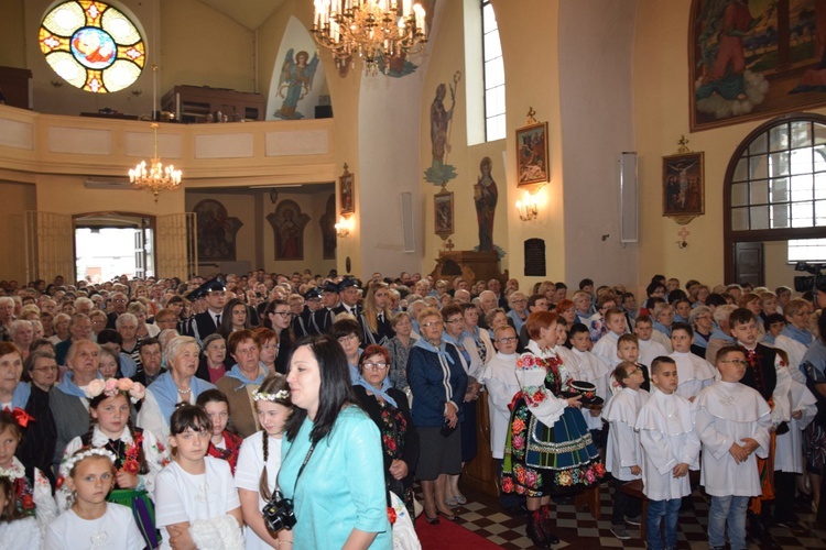 Powitanie ikony MB Częstochowskiej w Łyszkowicach