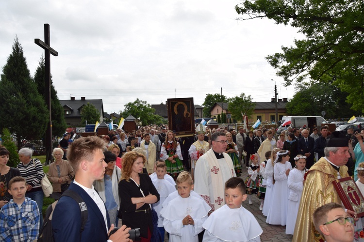 Powitanie ikony MB Częstochowskiej w Łyszkowicach