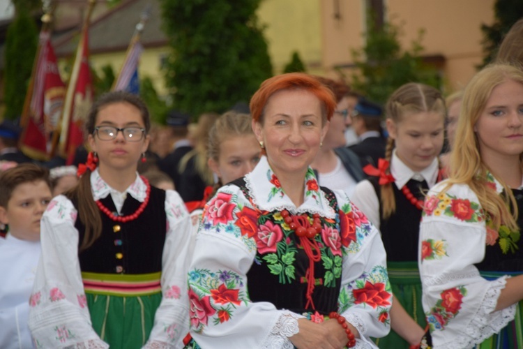 Powitanie ikony MB Częstochowskiej w Łyszkowicach