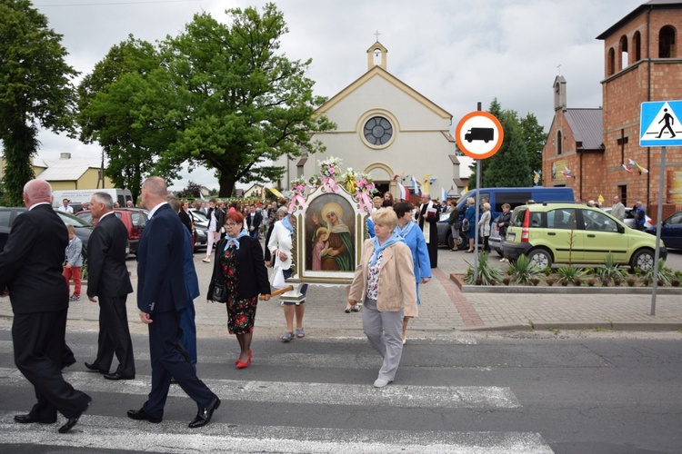 Powitanie ikony MB Częstochowskiej w Łyszkowicach