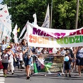 ▲	Tegoroczny Marsz dla Życia i Rodziny odbył się pod hasłem „Czas na rodzinę”.