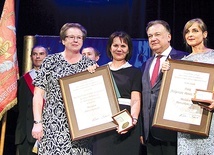 Od lewej: Bożenna Pacholczak, wiceprzewodnicząca Sejmiku Województwa Mazowieckiego, Małgorzata Zięba, Adam Struzik i Małgorzata Nowicka.