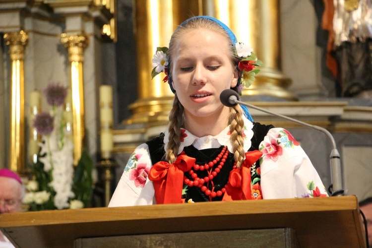 Powitanie ikony MB Częstochowskiej w parafii Świętego Ducha w Łowiczu