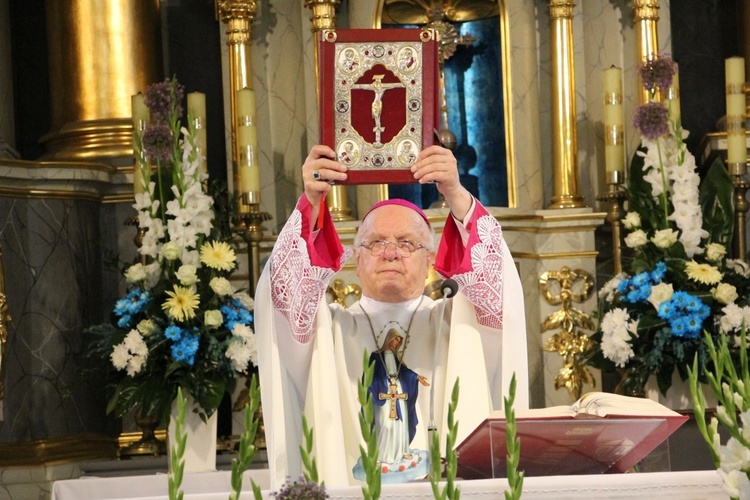 Powitanie ikony MB Częstochowskiej w parafii Świętego Ducha w Łowiczu