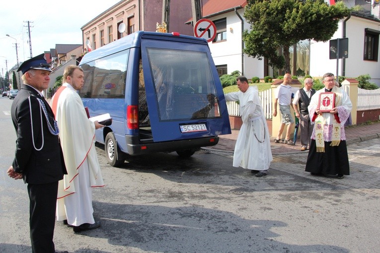 Powitanie ikony MB Częstochowskiej w parafii Świętego Ducha w Łowiczu