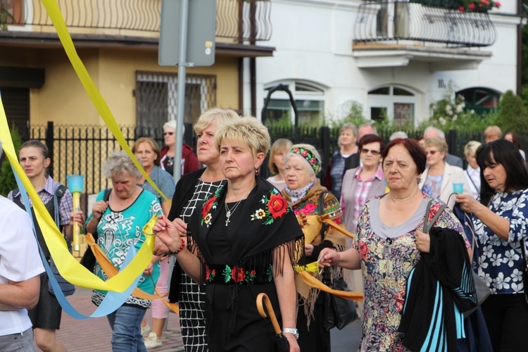 Powitanie ikony MB Częstochowskiej w parafii Świętego Ducha w Łowiczu