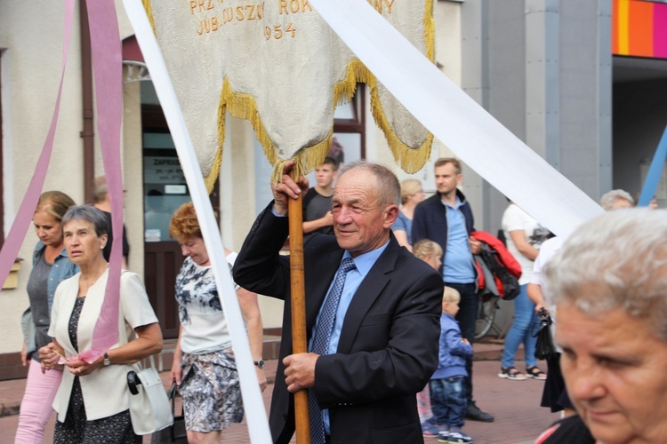 Powitanie ikony MB Częstochowskiej w parafii Świętego Ducha w Łowiczu