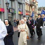 Powitanie ikony MB Częstochowskiej w parafii Świętego Ducha w Łowiczu