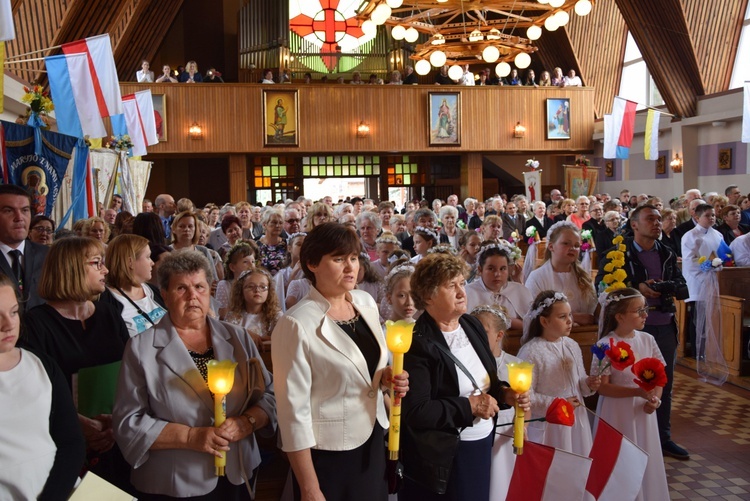 Powitanie ikony MB Częstochowskiej w Bobrownikach