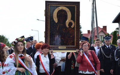 Powitanie ikony MB Częstochowskiej w Bobrownikach