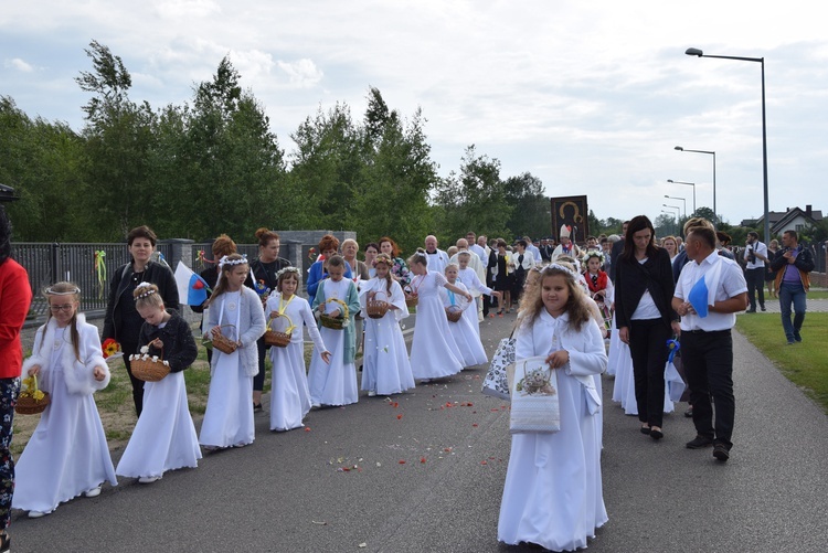 Powitanie ikony MB Częstochowskiej w Bobrownikach