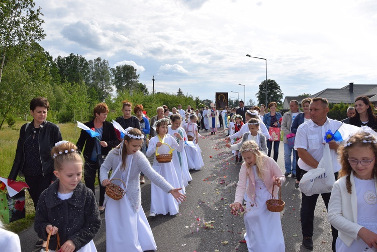 Powitanie ikony MB Częstochowskiej w Bobrownikach