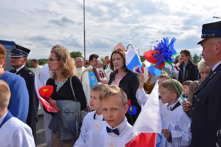 Powitanie ikony MB Częstochowskiej w Bobrownikach