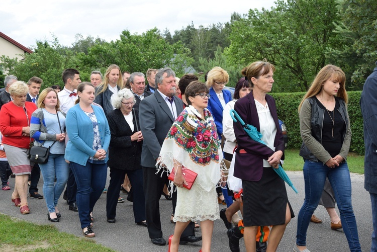 Powitanie ikony MB Częstochowskiej w Bobrownikach