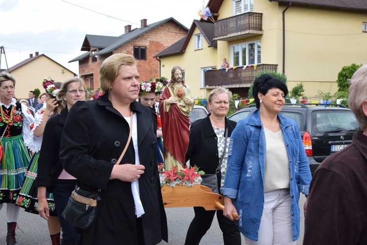 Powitanie ikony MB Częstochowskiej w Bobrownikach