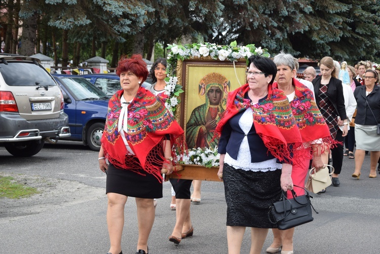 Powitanie ikony MB Częstochowskiej w Bobrownikach