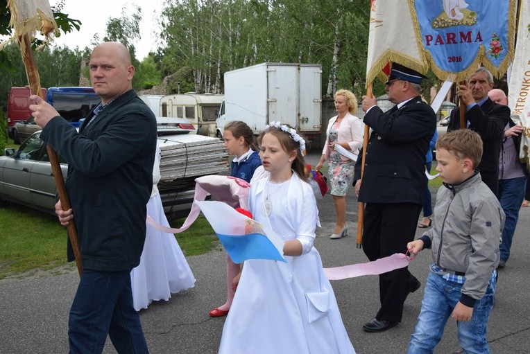 Powitanie ikony MB Częstochowskiej w Bobrownikach