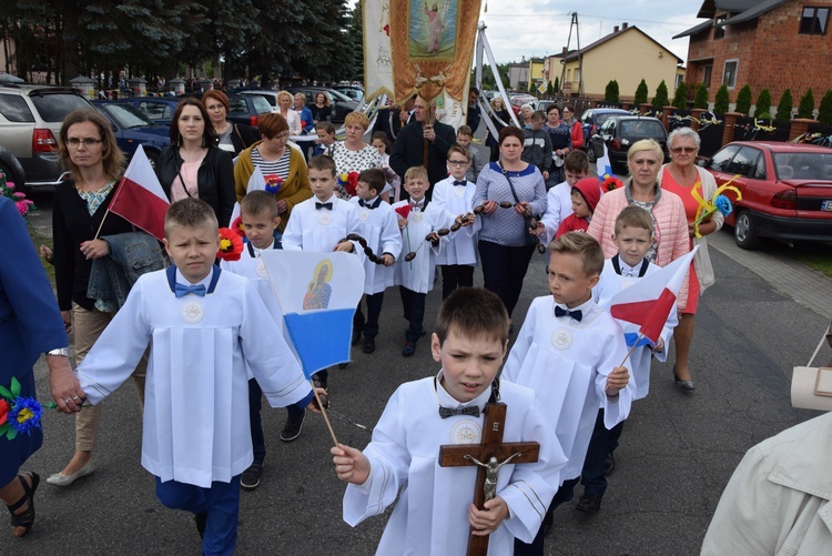 Powitanie ikony MB Częstochowskiej w Bobrownikach