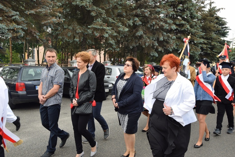 Powitanie ikony MB Częstochowskiej w Bobrownikach