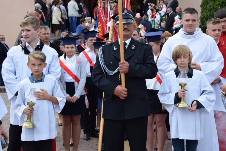 Powitanie ikony MB Częstochowskiej w Bobrownikach