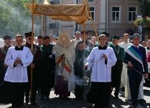 Procesja Bożego Ciała ulicami Lublina