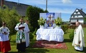 Procesja z widokiem na Tatry w Miętustwie