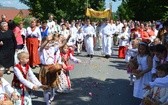 Procesja z widokiem na Tatry w Miętustwie