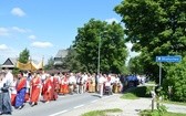 Procesja z widokiem na Tatry w Miętustwie