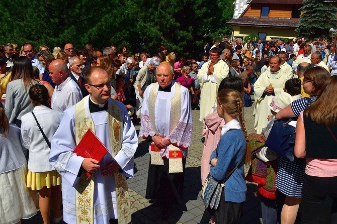 Najświętszy sakrament na Krupówkach