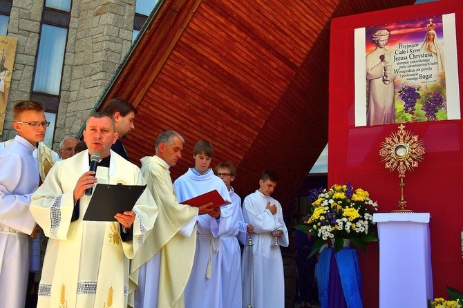 Najświętszy sakrament na Krupówkach