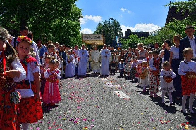 Najświętszy sakrament na Krupówkach