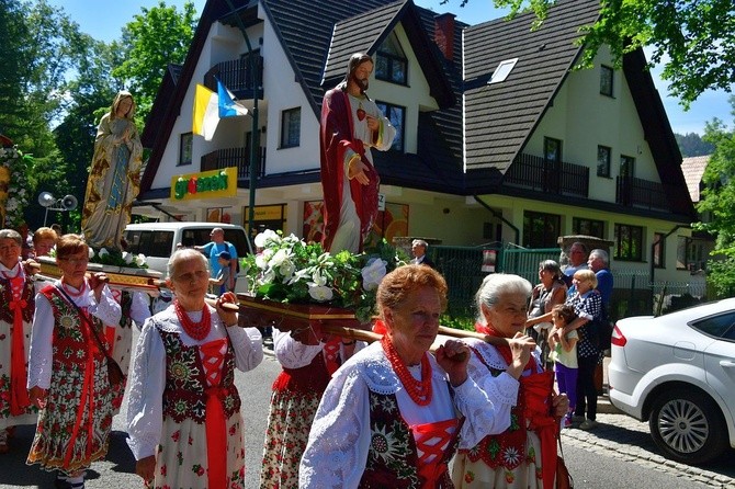 Najświętszy sakrament na Krupówkach