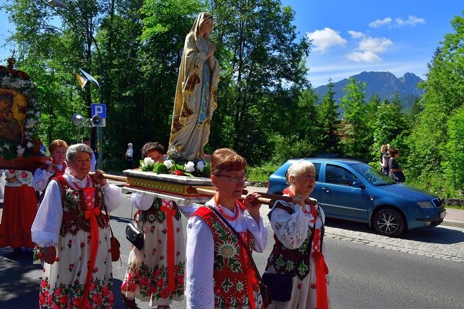 Najświętszy sakrament na Krupówkach