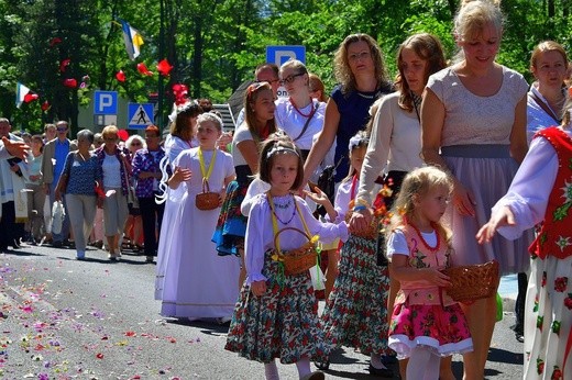 Najświętszy sakrament na Krupówkach