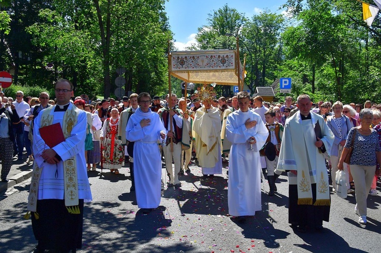 Najświętszy sakrament na Krupówkach