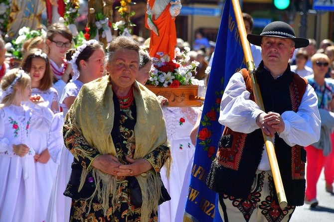 Najświętszy sakrament na Krupówkach