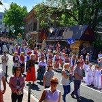 Najświętszy sakrament na Krupówkach