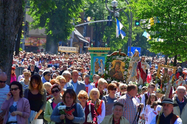 Najświętszy sakrament na Krupówkach