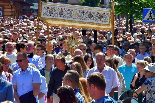 Najświętszy sakrament na Krupówkach