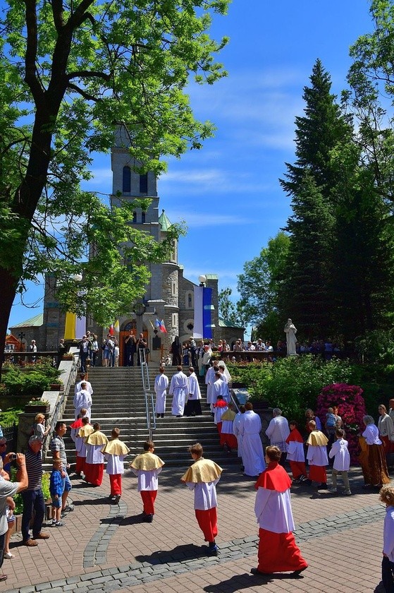 Najświętszy sakrament na Krupówkach